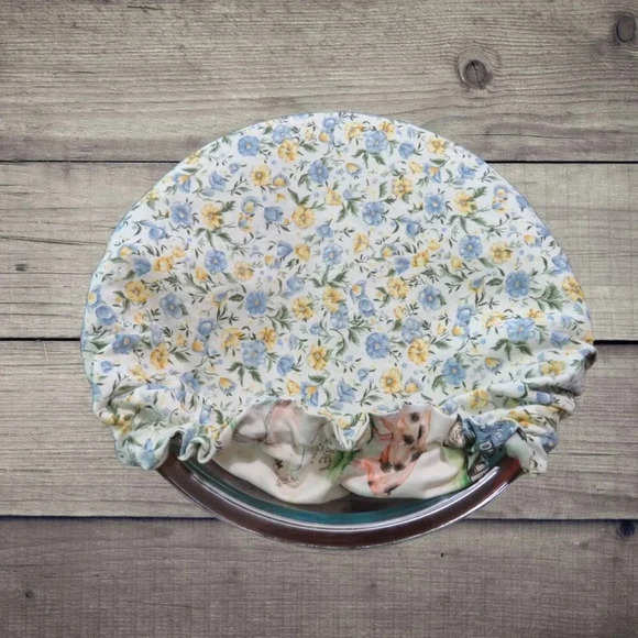 Kitchenaid Bowl Cover Reversible Farm and Country Floral Mixer Bowl Cover - Picture 5 of 6